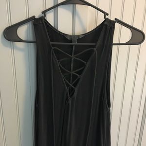 Small American eagle draw string top